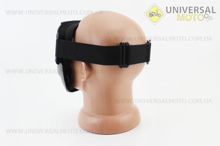 Окуляри + захисна маска, чорна (тоноване скло) MT-009. Китай (Екіпіровка / UM3600-V02)