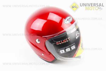 Шолом відкритий АТ-666, ЧЕРВОНИЙ. PICKS (Шоломи / UM3600-V09)