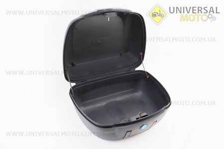 Кофр великий (пластмасовий) 470 * 415 * 295мм, кріплення болт-баранчик, чорний матовий YM-0879-B. YUNMING (Шоломи / UM3600-V68)