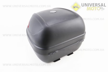 Кофр середній (пластмасовий) 400*390*310мм, кріплення швидкознімне, чорний матовий YM-0830. YUNMING (Шоломи / UM3600-V69)