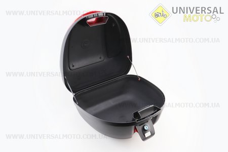 Кофр середній (пластмасовий) 400*390*310мм, кріплення швидкознімне, чорний матовий YM-0830. YUNMING (Шоломи / UM3600-V69)