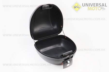 Кофр середній (пластмасовий) 420*400*310мм, кріплення швидкознімне, чорний матовий YM-0815. YUNMING (Шоломи / UM3600-V71)