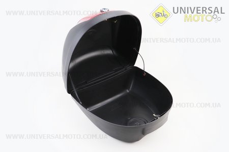 Кофр середній (пластмасовий) 385*385*290мм, кріплення болт-баранчик, чорний матовий YM-0807. YUNMING (Шоломи / UM3600-V72)