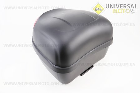 Кофр середній (пластмасовий) 385*385*295мм, кріплення болт-баранчик, чорний матовий YM-0808. YUNMING (Шоломи / UM3600-V73)