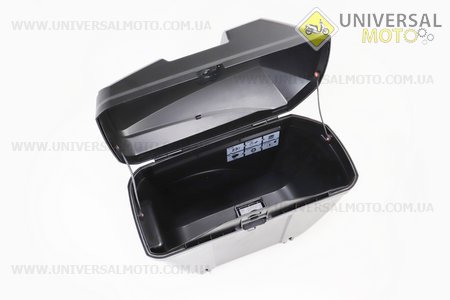 Кофри бічні (пластмасові) 470*230*370мм, кріпл. рамка універсальна, чорні матові S-66. YUNMING (Кофри / UM3600-V74)