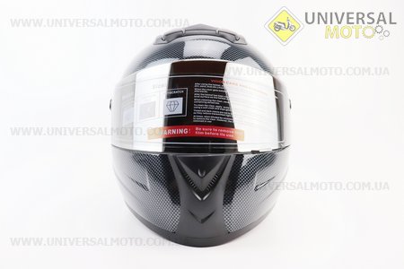 Шолом інтеграл, закритий+окуляри BLD-М61 S (55-56см), "КАРБОН" глянець. BLD (Шоломи / UM3601-V20)