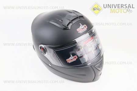 Шолом інтеграл, закритий (сертифікація DOT/ECE)+окуляри SCO-М61 S (55-56см), ЧОРНИЙ матовий. Scorpion (Шоломи / UM3601-V53)