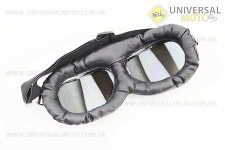 Окуляри "РЕТРО", чорно-сріблясті (дзеркальне скло), MT-006. Китай (Разное / UM3601-V86)