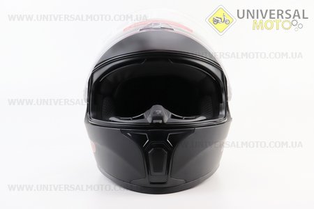 Шолом інтеграл, закритий (сертифікація DOT)+відкидні окуляри BLD-М66 S (55-56см), ЧОРНИЙ матовий. BLD (Шоломи / UM3602-V09)