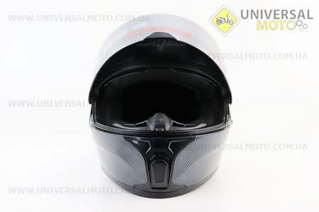 Шолом інтеграл, закритий (сертифікація DOT)+відкидні окуляри BLD-М66 М (57-58см), "КАРБОН" глянець. BLD (Шоломи / UM3602-V15)