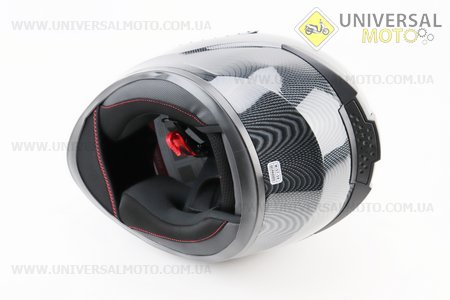 Шолом інтеграл, закритий BLD-M63 М (57-58см), "КАРБОН" глянець. BLD (Шоломи / UM3602-V65)