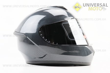 Шолом інтеграл, закритий BLD-M63 М (57-58см), "КАРБОН" глянець. BLD (Шоломи / UM3602-V65)