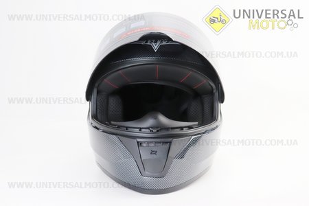 Шолом інтеграл, закритий BLD-M63 М (57-58см), "КАРБОН" глянець. BLD (Шоломи / UM3602-V65)