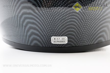 Шолом інтеграл, закритий BLD-M63 М (57-58см), "КАРБОН" глянець. BLD (Шоломи / UM3602-V65)