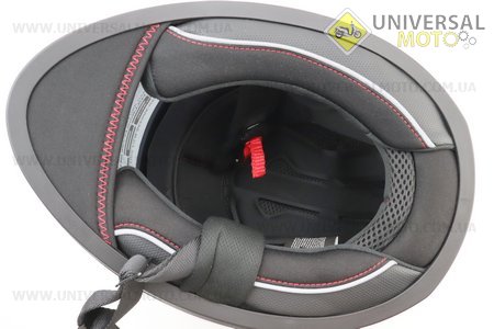 Шолом інтеграл, закритий (сертифікація DOT)+відкидні окуляри BLD-M67 S (55-56см), ЧОРНИЙ глянець. BLD (Шоломи / UM3602-V74)