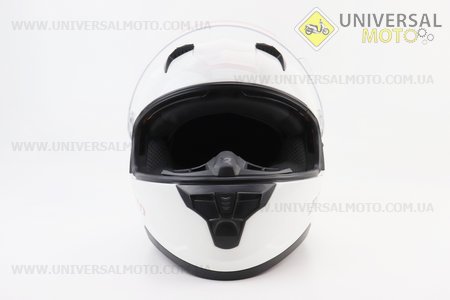 Шолом інтеграл, закритий (сертифікація DOT)+відкидні окуляри BLD-M67 М (57-58см), БІЛИЙ глянець. BLD (Шоломи / UM3602-V80)