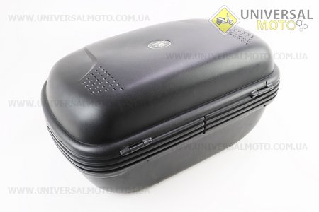 Кофр великий (пластмасовий) 510*370*260мм, кріпл. швидкознімне, чорний матовий. Китай (Кофри / UM3603-V07)