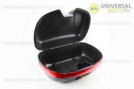 Кофр великий (пластмасовий) 510*370*260мм, кріпл. швидкознімне, чорний матовий. Китай (Кофри / UM3603-V07)