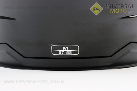 Шолом відкритий+окуляри HF-223 M, ЧОРНИЙ глянець (можливі потертості, дефекти фарбування). FXW (Шоломи / UM3603-V13)