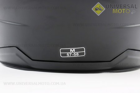 Шолом відкритий+окуляри HF-223 M, ЧОРНИЙ матовий (можливі потертості, дефекти фарбування). FXW (Шоломи / UM3603-V17)