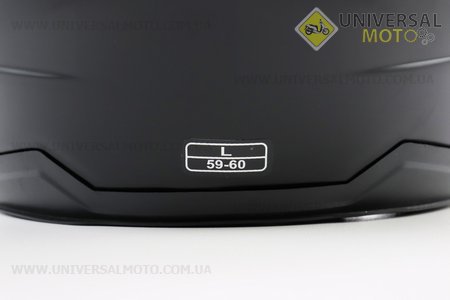 Шолом відкритий+окуляри HF-223 L, ЧОРНИЙ матовий (можливі потертості, дефекти фарбування). FXW (Шоломи / UM3603-V18)