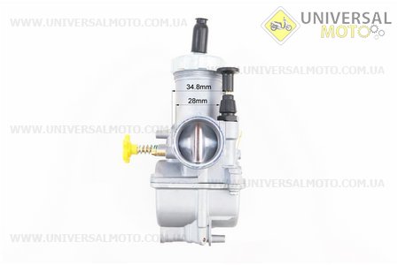Карбюратор SPORT 2T/4T 150-200cм3 (d=28мм), дросель ручний. Китай (Запчастини до японского скутера / UM3610-V08)