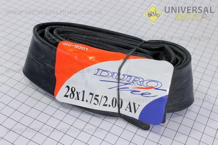 Камера 28"х1,75/2,0. DURO (Велокамеры / UM4010-V18)