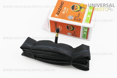 Камера 28"х1,75 з герметиком (ніпель Schrader AV-48). TRAZANO (Велокамери / UM4012-V38)