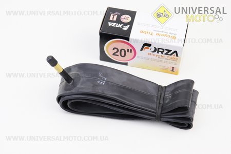 Камера 20"х1,75/2,125 з ніпелем (Schrader AV-48). FORZA (Велокамери / UM4013-V01)