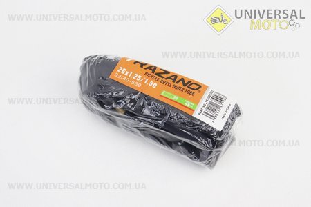 Камера "ВУЗЬКА" 26"х1,25/1,5 з ніпелем (Schrader AV-48). TRAZANO (Велокамери / UM4013-V28)