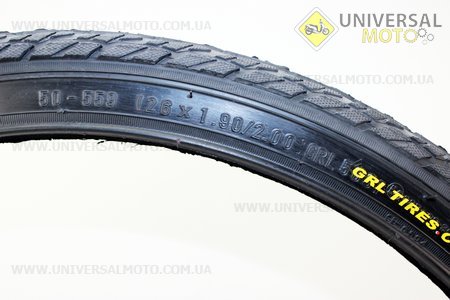 Шина 26"x1,90 без камеры дорожная (защита 1ст.) 5091. GRL (Велопокрышки / UM4022-V35)