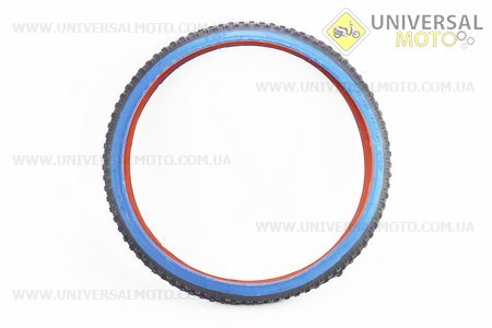 Шина 26"x1,95 (54-559) шипована з синьою смугою SV213. SRC (Велопокришки / UM4023-V40)