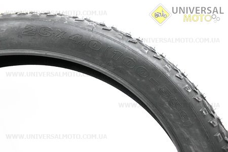Шина 26"x4,00 (100-559) шипована SA-280. DELI (Велопокришки / UM4024-V86)