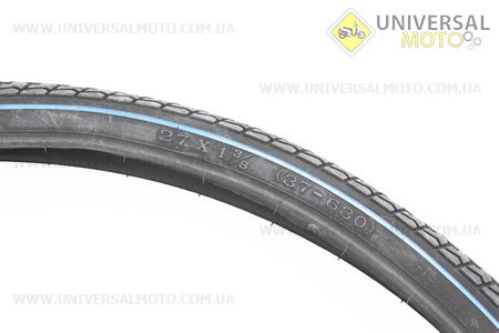 Шина 27"х1 3/8 (37-630) дорожня SA-237. DELI (Велопокришки / UM4025-V41)