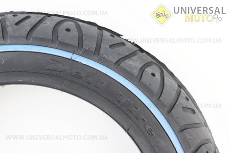 Шина 12" 1/2х2 1/4 (51-203) cликова з синьою смугою SA-227. DELI (Велопокришки / UM4027-V60)