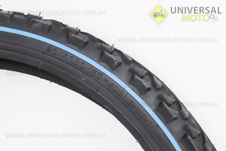 Шина 20"х1,90 (50-406) шипована з синьою смугою SA-186. DELI (Велопокришки / UM4027-V76)