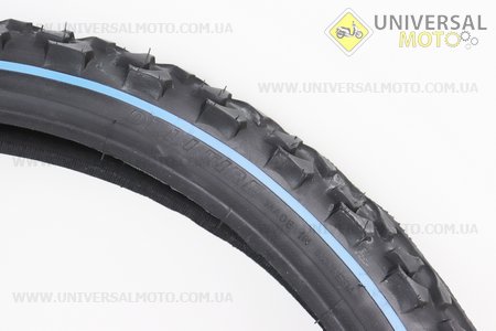 Шина 20"х1,90 (50-406) шипована з синьою смугою SA-186. DELI (Велопокришки / UM4027-V76)