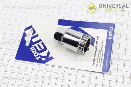 Ключ зняття картридж-каретки, під ключ 24мм, KL-9706B. KENLI (Велоінструмент / UM4031-V42)