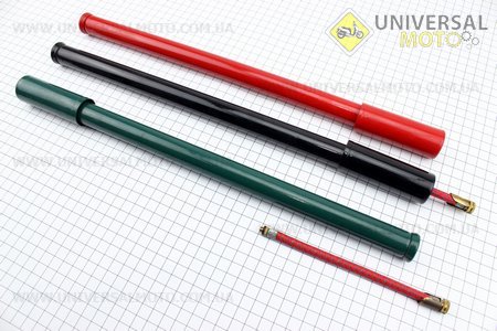 Насос стальной велосипедный цветной