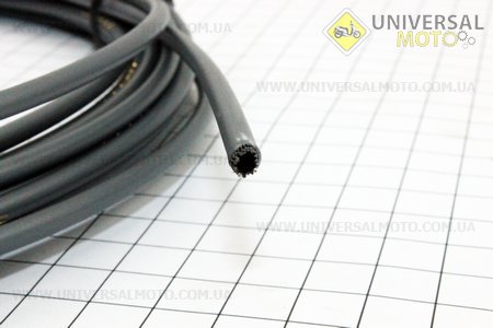 Рубашка троса переключения 4мм х 9м с тефлоновым покрытием, серая DH-9000. SPELLI (Велозапчасти / UM4036-V35)