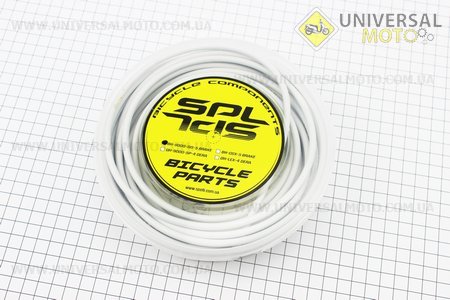 Рубашка троса тормозного 5мм х 9м с тефлоновым покрытием, белая BH-9000. SPELLI (Велозапчасти / UM4036-V36)