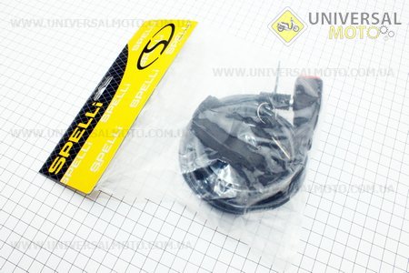 Замок противоугонный тросовый 1500х8мм под ключ, крепл. за трубу сидения, SCL-925. SPELLI (Аксессуары / UM4036-V55)