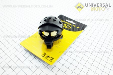 Звонок механический "ШЛЕМ", черный SBL-452. SPELLI (Велоаксессуары / UM4036-V61)