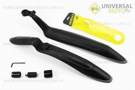 Крила пластмасові 24-26" MTB, чорні SMG-661. SPELLI (Велоаксесуари / UM4036-V69)