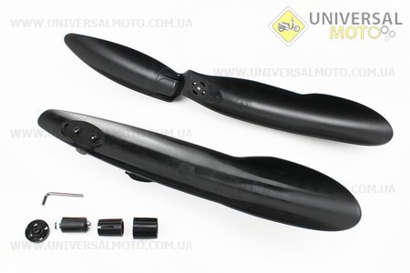 Крила пластмасові 24-26" MTB, чорні SMG-669. SPELLI (Велоаксесуари / UM4036-V71)