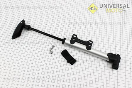 Насос алюмінієвий з Т-ручкою, SPM-109A. SPELLI (Велоінструмент / UM4036-V73)