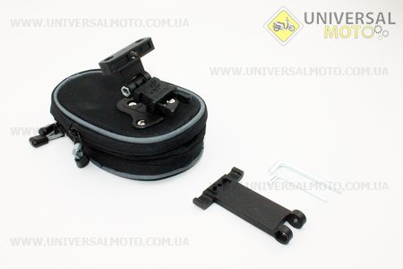 Сумка под сиденье влагозащитная, быстросъемная, черная SSB-5037. SPELLI (Велоаксессуары / UM4036-V95)