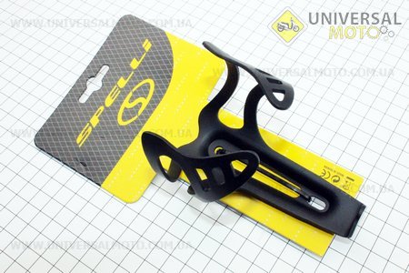 Флягодержатель алюминиевый, крепл. на раму, черный SBC-194A