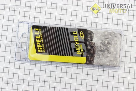 Цепь приводная 1/2х3/32х114L на 7/8 скоростей, черная SCH-700