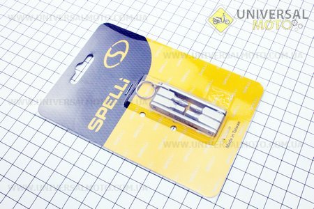 Ключ-набор брелок 4предметов (шестигранники 4,5,6мм, отвёртки фигурная), SBT-04FF